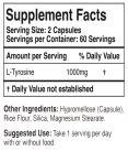 L-Tyrosine 500 mg / 120 Caps