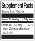 Chromium Picolinate - Featuring Chromax 200 mcg / 60 Caps