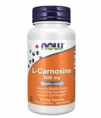 NOW L-Carnosine 500mg. / 50 VCaps.