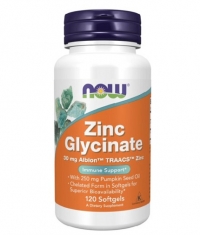 NOW Zinc Glycinate 30mg. / 120 Softgels