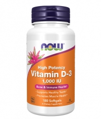 NOW Vitamin D-3 /1000IU / 180 Softgels