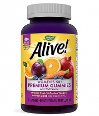 NATURES WAY Alive Women's 50+ Gummy Vitamins 150mg. / 75 Gummies