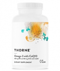 THORNE Omega-3 + Coenzyme Q10 / 90 Softgels