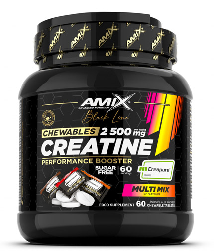 AMIX Black Line Creatine Creapure 2500mg Zero Sugar / 60 Chews