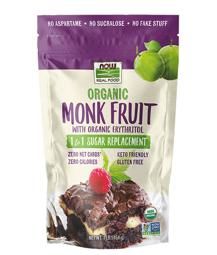 NOW Monk Fruit with Erythritol