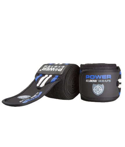 POWER SYSTEM Elbow Wraps / Blue