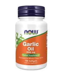 NOW Garlic Oil 1500mg / 100Softgels.