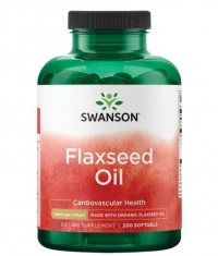 SWANSON Flaxseed Oil Made with Organic Flaxseed Oil 1g. / 200 Soft