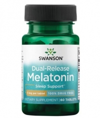 SWANSON Melatonin - Dual-Release 3mg. / 60 Tabs