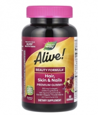 NATURES WAY Alive! Premium Hair, Skin & Nails / 60 Gummies