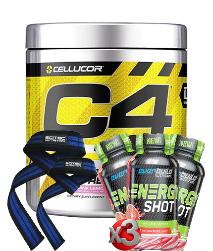 PROMO STACK CELLUCOR C4 + 3 SHOT-URI ENERGIZANTE + PERECHE CHINGI