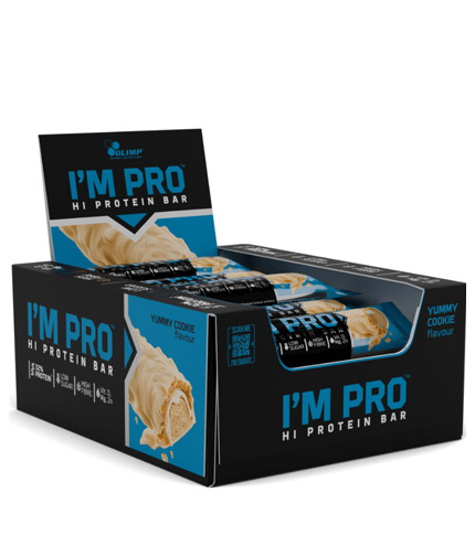 OLIMP I'M PRO Protein Bar Box / 15 x  40 g