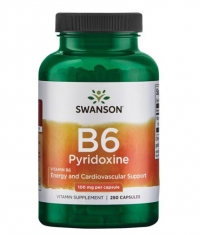 SWANSON Vitamin B6 Pyridoxine 100 mg / 250 Caps