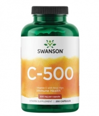 SWANSON C-500 - Vitamin C with Rose Hips 500 mg / 250 Caps