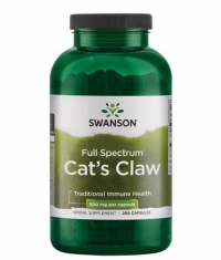 SWANSON Full Spectrum Cat's Claw 500 mg / 250 Caps