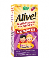 NATURES WAY Alive! Kids Multivitamin / 30 Gummies