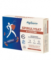 AlgoSource Spirulysat & Cuivre, Phycocyanin from Spirulina + Honey 10 ml / 20 Amp.