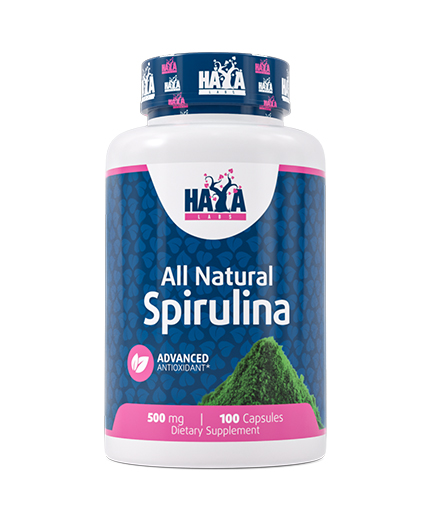 HAYA LABS All Natural Spirulina 500 mg / 100 Caps