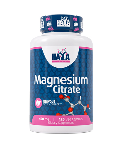 HAYA LABS Magnesium Citrate 400 mg / 120 Vcaps