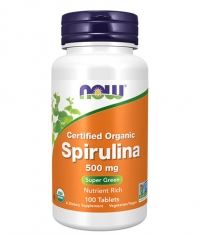 NOW Spirulina 500mg. / 100 Tabs.