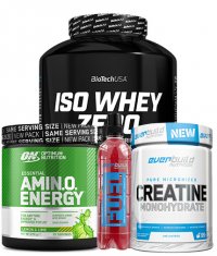 PROMO STACK Pachet IZOLAT PROTEIC + Creatina + Amino Energy + cadou